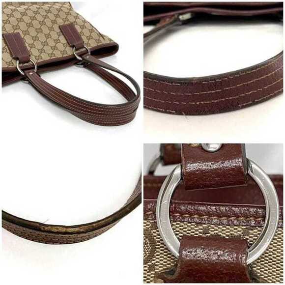 GUCCI Beige Leather Tote Bag - Picture 11 of 11
